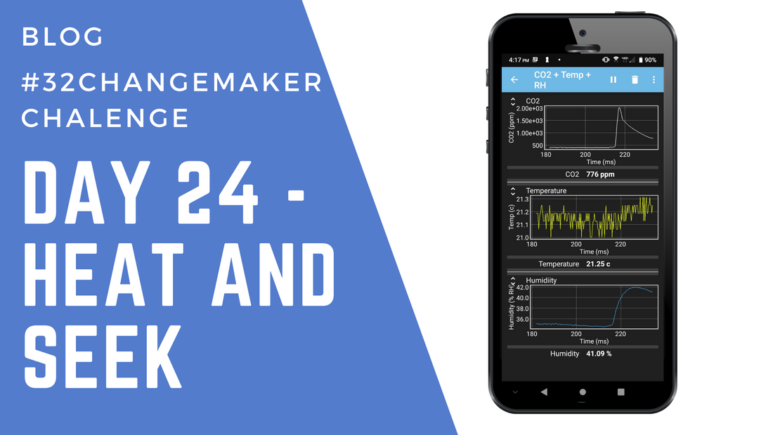Day 24 of #32Changemaker Challenge – Heat & Seek: Exploring Temperature & Thermal Energy with Databot 2.0